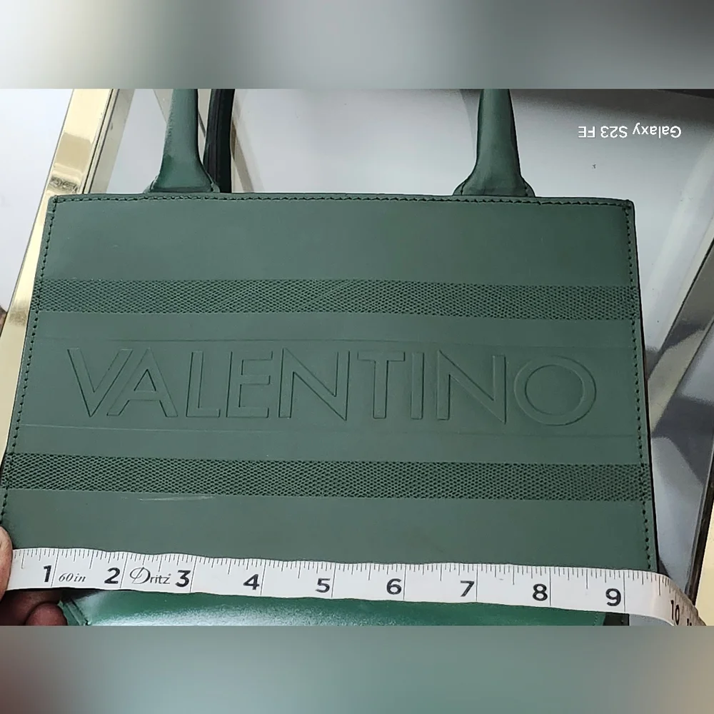 Beautiful Dark Green Valentino Handbag - Picture 8 of 10